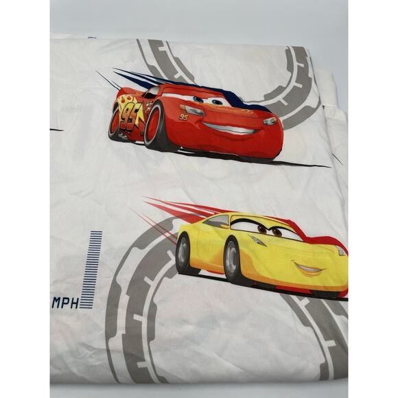 Disney Pixar Cars Twin Sheet Flat Lightning McQueen - Picture 2 of 4